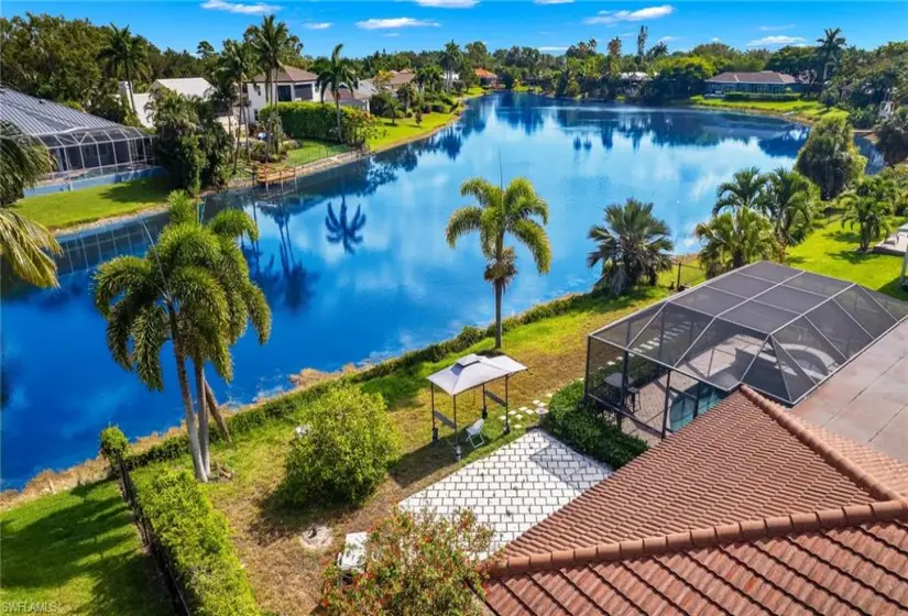 Aerial View Backyard