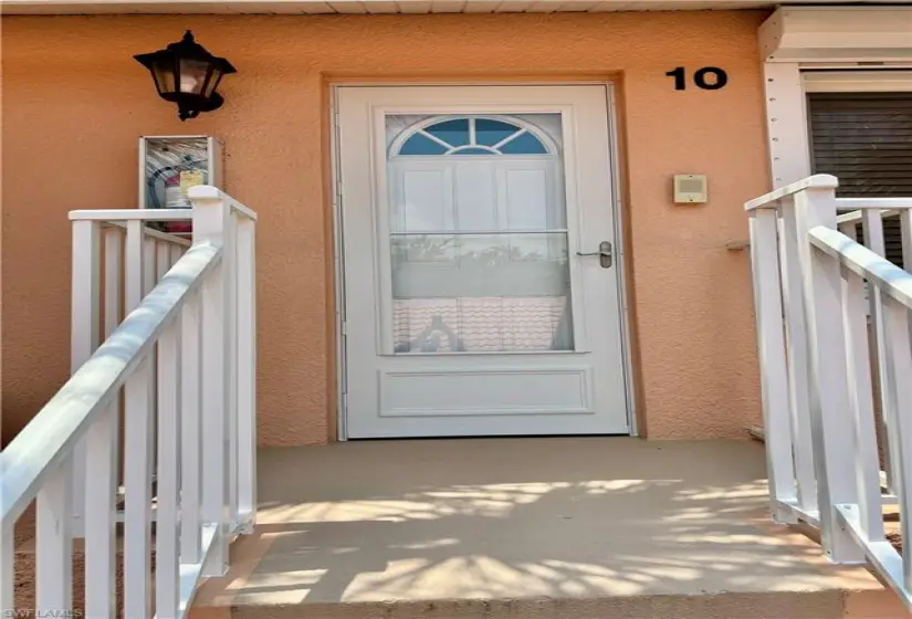 View of entrance to property